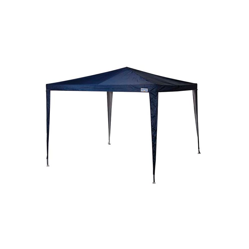 Gazebo-3m-x-3m-Poliester-Oxford-Azul-Com-Silver-Coating