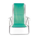 Cadeira-Reclinavel-8-Posicoes-Aluminio-Tela-Sannet-Verde-Maca