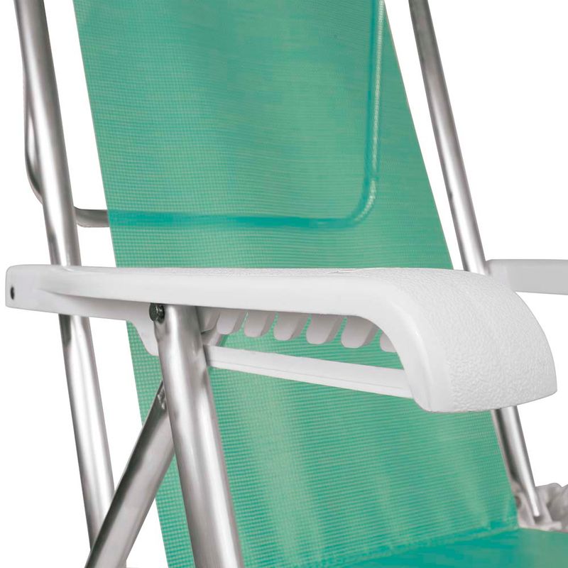 Cadeira-Reclinavel-8-Posicoes-Aluminio-Tela-Sannet-Verde-Maca