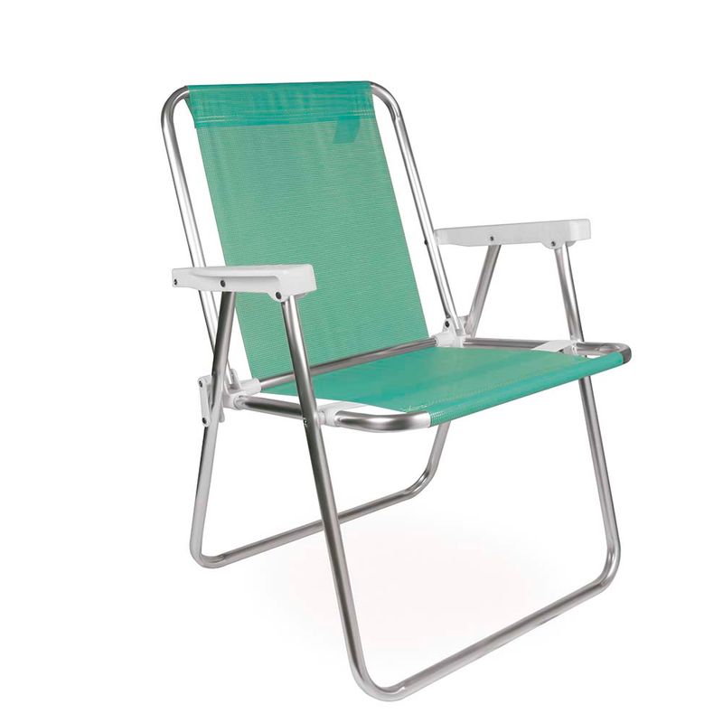 Cadeira-Alta-Aluminio-Tela-Sannet-Verde-Maca