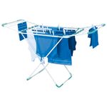 Varal-De-Chao-Aco-Com-Abas-Lovely-Azul-Turquesa
