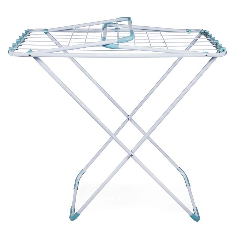 Varal-De-Chao-Aco-Com-Abas-Lovely-Azul-Turquesa