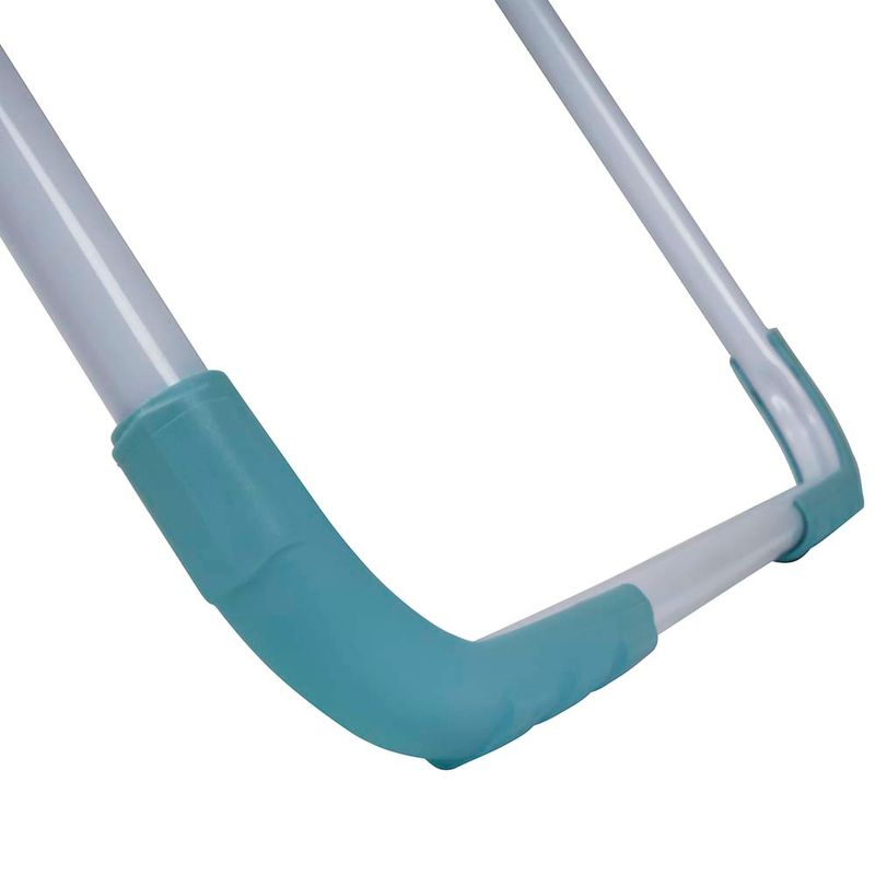 Varal-De-Chao-Aco-Com-Abas-Lovely-Azul-Turquesa