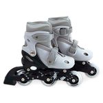 Kit-Roller-Cinza-Tamanho-P-31-34--Roller-Joelheira-e-Capacete-