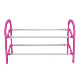 Sapateira Retrátil Azul e Rosa - Rosa