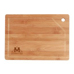 Tábua Retangular 35x25cm Bamboo Promocional