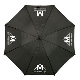 Guarda-Chuva Preto Promocional