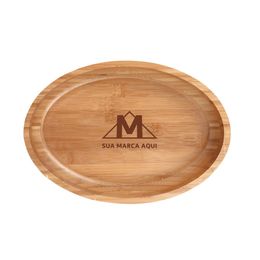 Gamela Oval 33x23cm Bamboo Promocional