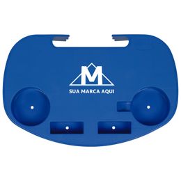 Mesa Portátil Azul Para Cadeira Promocional