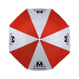 Guarda-Sol Silvercoating Vermelho Promocional