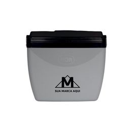 Caixa Térmica 18L Cinza com Preto Promocional