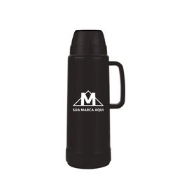 Garrafa Térmica Use 1L Preta Promocional