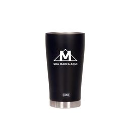 Copo Térmico Preto 475ml Promocional