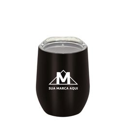 Copo Térmico Preto 360ml Promocional
