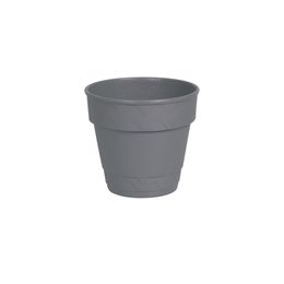 Vaso 2 em 1 13cm Cinza