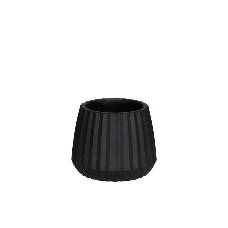 50005003-Vaso-Cachepot-Wave-15cm-Preto-1
