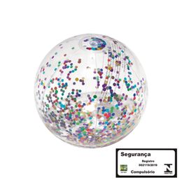 Bola Inflável com Glitter Sort