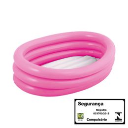 Banheira Inflável Oval - rosa