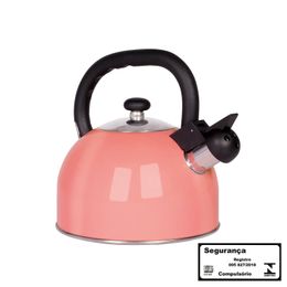 Chaleira Aço Inox 2,5 Litros Mattina - Pêssego