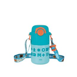 Garrafa Térmica Kids Alça Azul 500ml