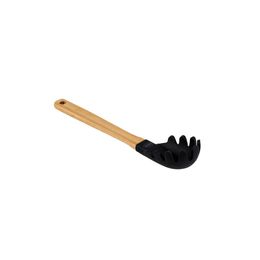 Garfo Massa Silicone e Bamboo Preto