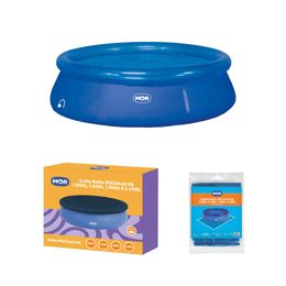 Kit Piscina Circular Inflável 2.400 L