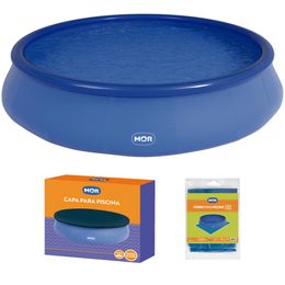 Kit Piscina Circular Inflável 12.000 L