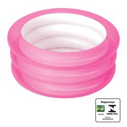 Banheira Inflável 80 Litros - rosa