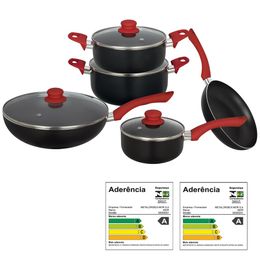 Conjunto de Panelas 5 Peças Linha Aroma