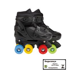 Patins Preto Color P (30-33)