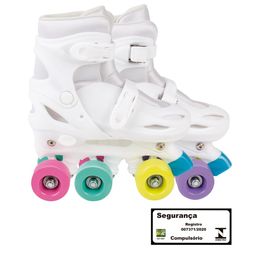 Patins Branco Color M (34-37)